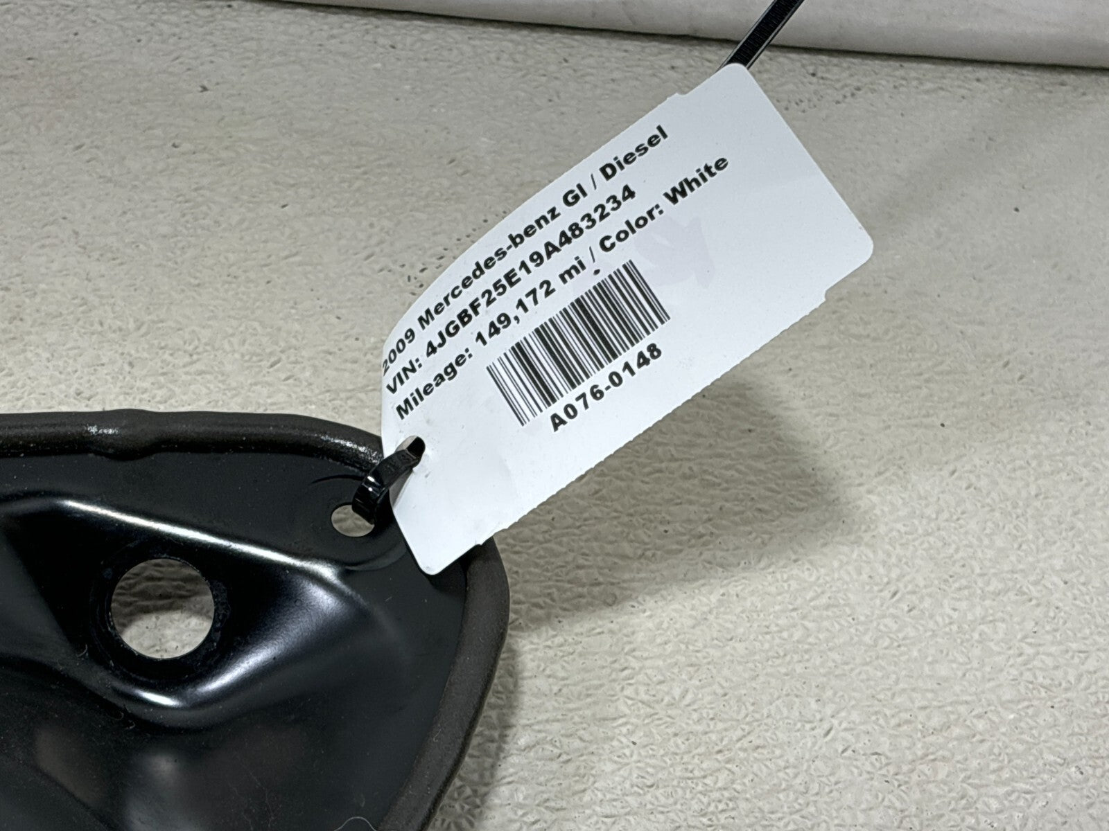 07-12 Mercedes Gl320 Gl450 Rear Left Door Window Regulator Frame Panel Oem