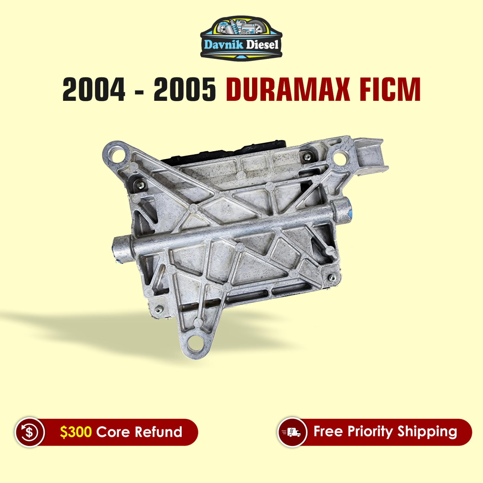 04-05 Chevy Silverado Gmc Sierra Duramax 6.6 Ficm Lly 8973037513 8973037511