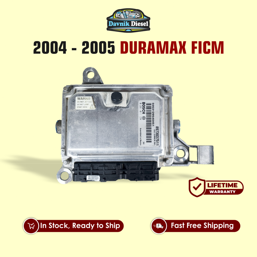 04-05 Chevy Silverado Gmc Sierra Duramax 6.6 Ficm Lly 8973037513 8973037511