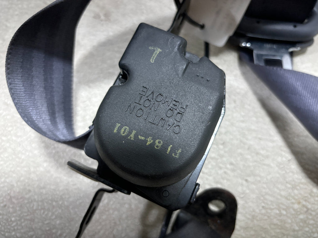 1992 Toyota Land Cruiser Rear Left Side Seat Belt Seatbelt Retractor Black Oem