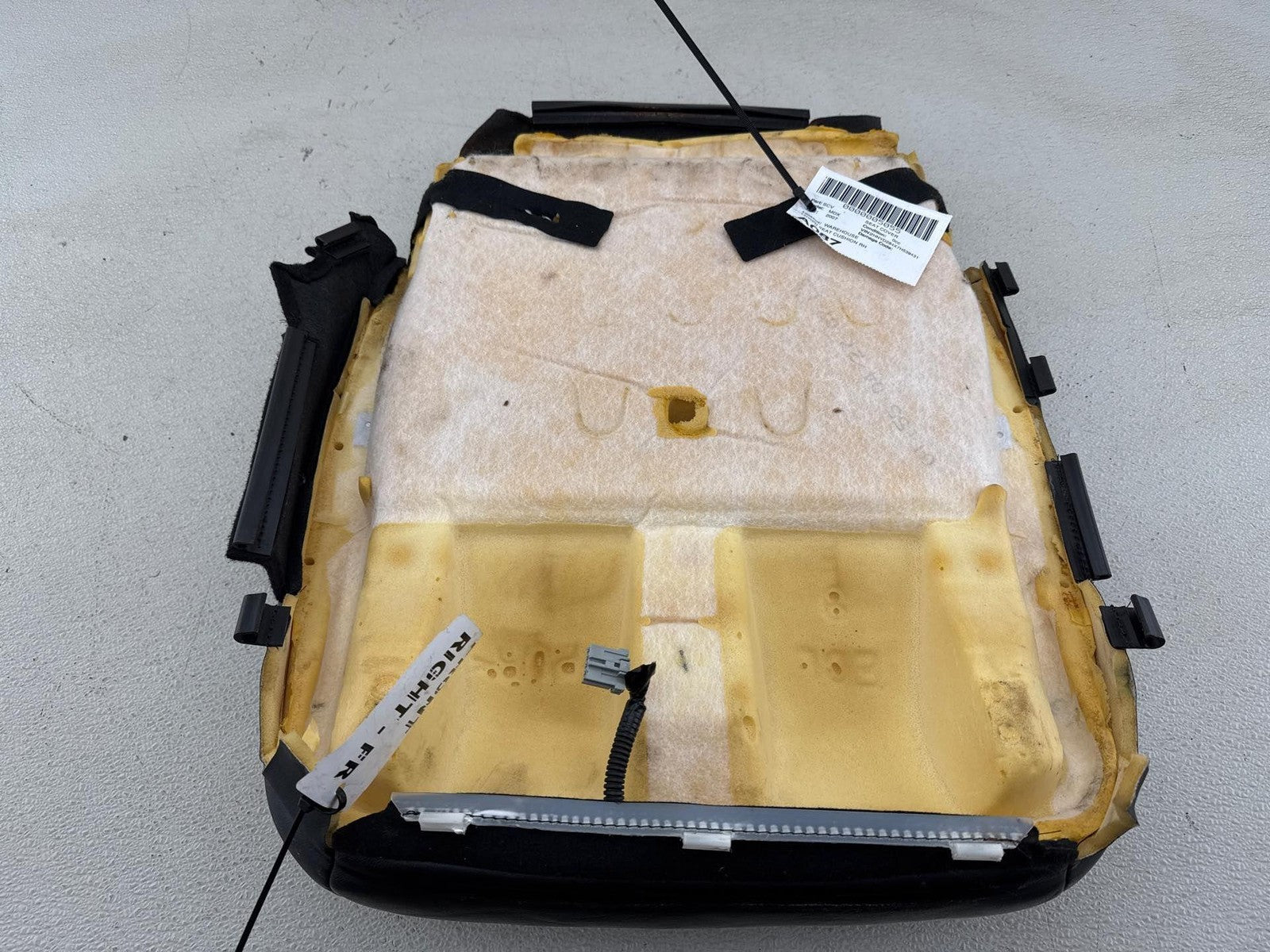 07-09 Acura MDX Right Side Seat Lower Bottom Cushion Leather Back OEM