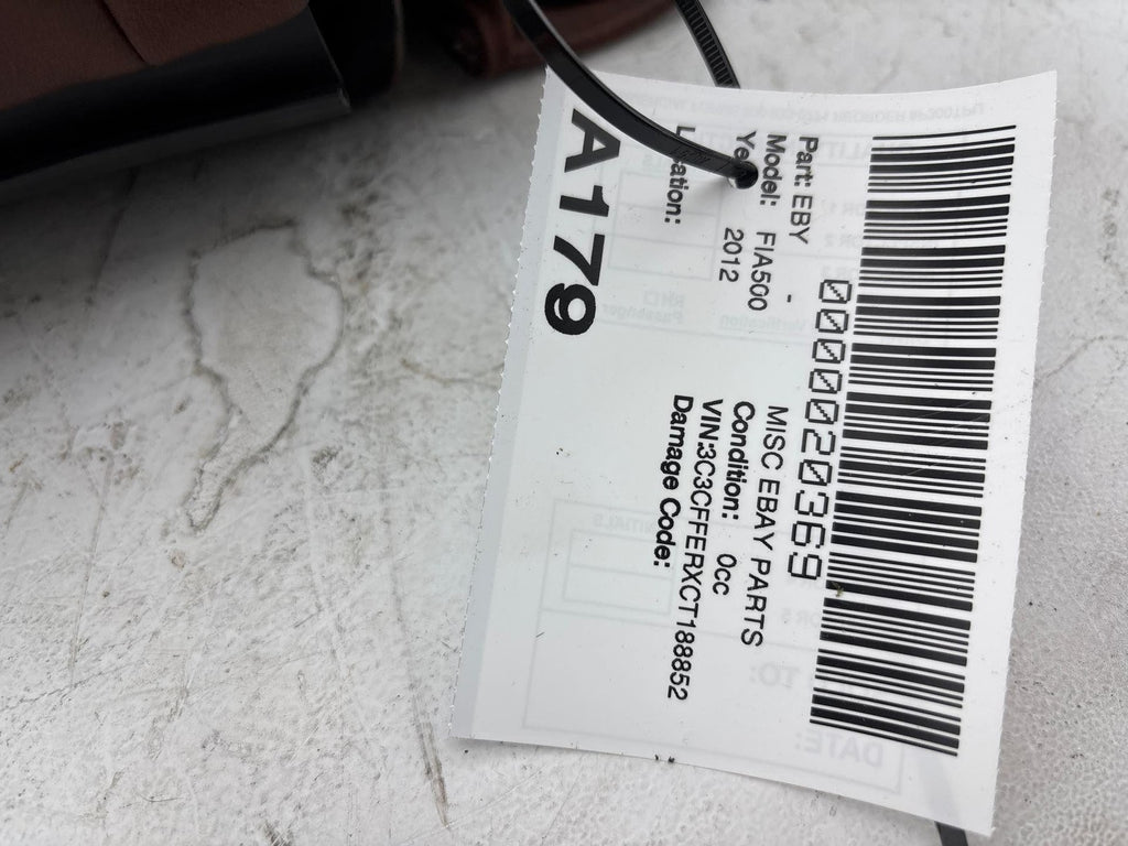 12-18 Fiat 500 Front Left Upper Seat Cushion Oem