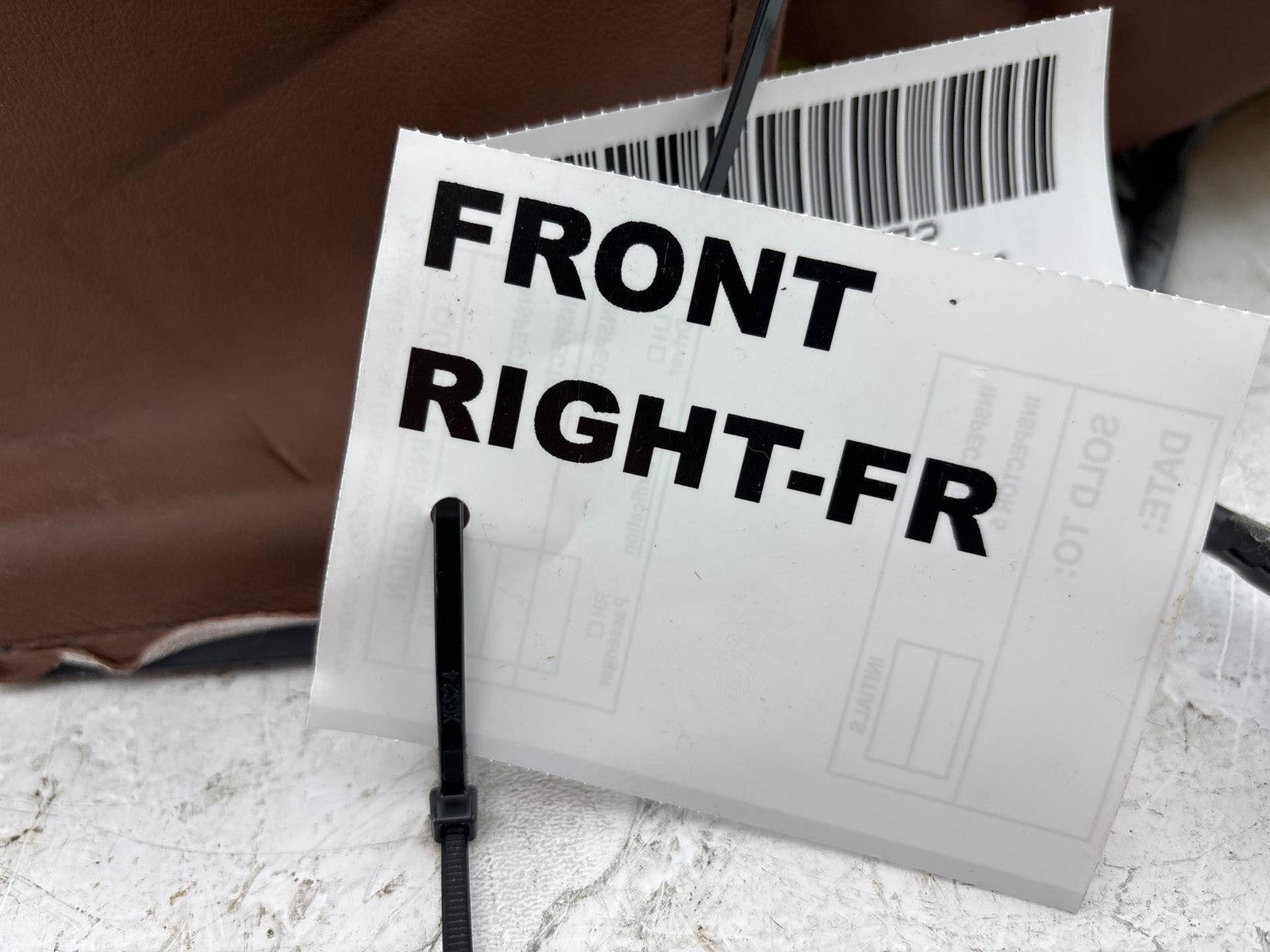 12-18 Fiat 500 Front Right Lower Seat Bottom Cushion Oem