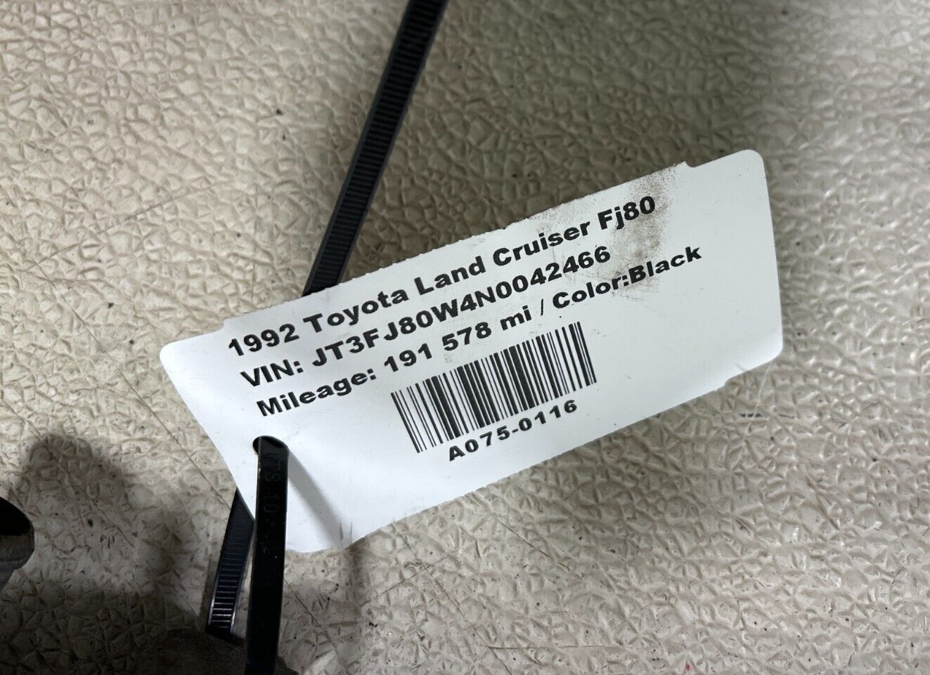 1991-1992 Toyota Land Cruiser Vacuum Air Switch Valve 25710-61031 Oem