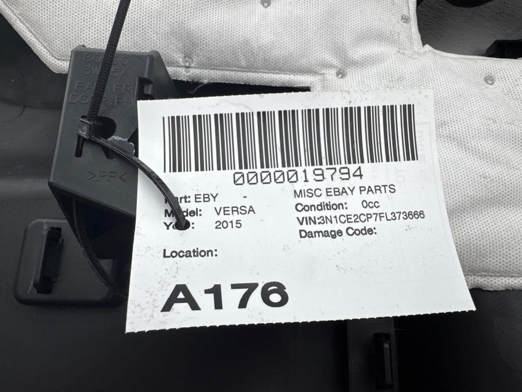 14-19 Nissan Versa Hatchback Front Right Door Panel Trim Cover Oem