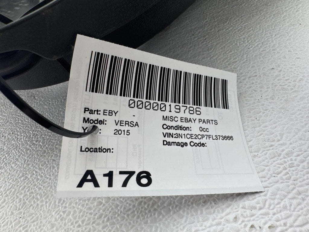 14-19 Nissan Versa Hatchback Rear Right Door Panel Trim Cover Oem