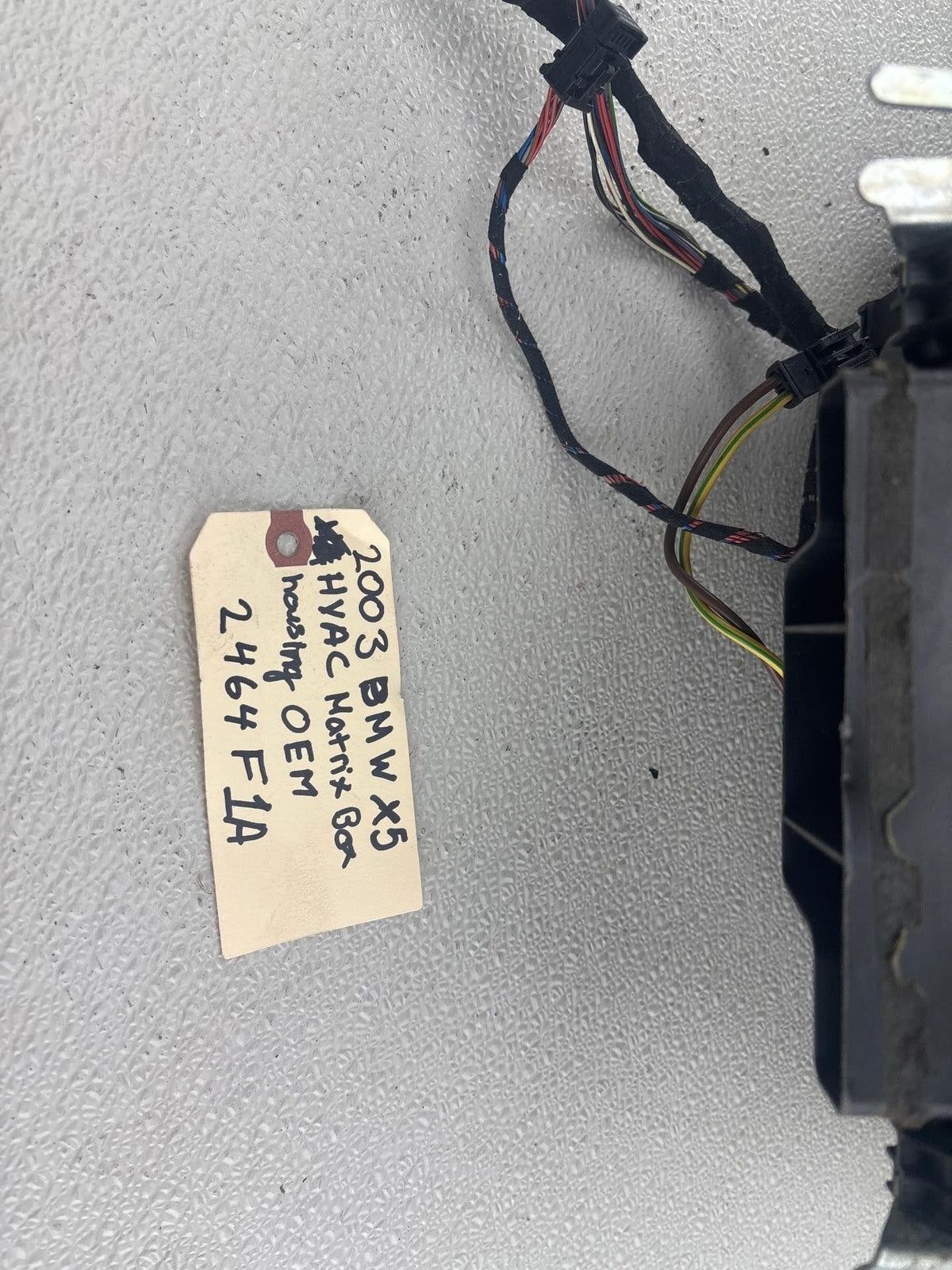 00-06 Bmw X5 E53 Hvac A/C Air Conditioning Heater Radiator Matrix Box Oem