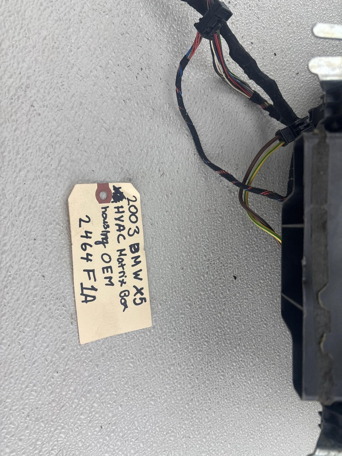 00-06 Bmw X5 E53 Hvac A/C Air Conditioning Heater Radiator Matrix Box Oem