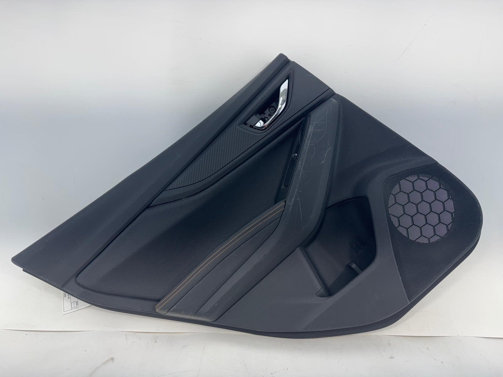 18-23 Subaru Crosstrek Rear Left Interior Door Trim Panel Black