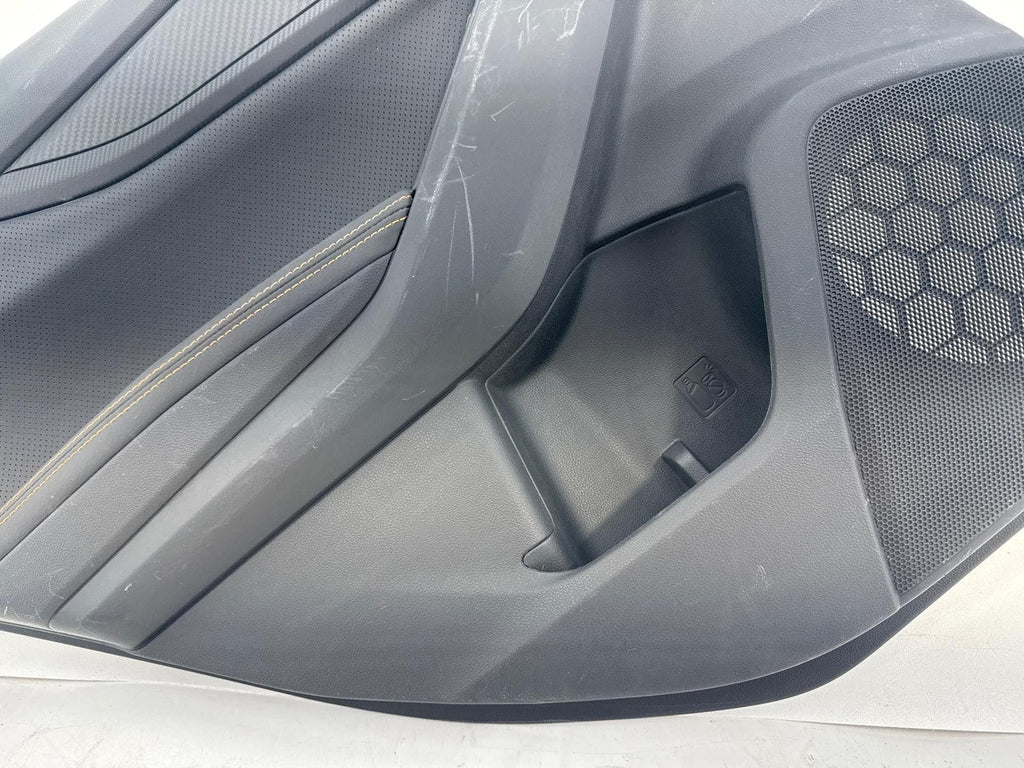 18-23 Subaru Crosstrek Rear Left Interior Door Trim Panel Black
