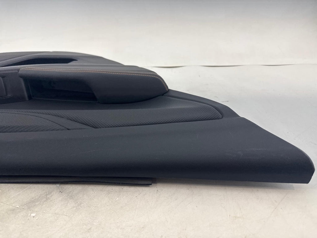 18-23 Subaru Crosstrek Rear Left Interior Door Trim Panel Black