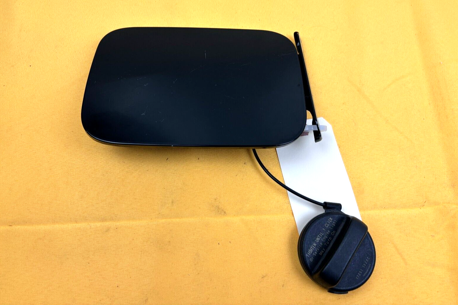 14-15 Infiniti Q50 - Fuel Filler Door Lid Gas Tank Cover Moonlight White