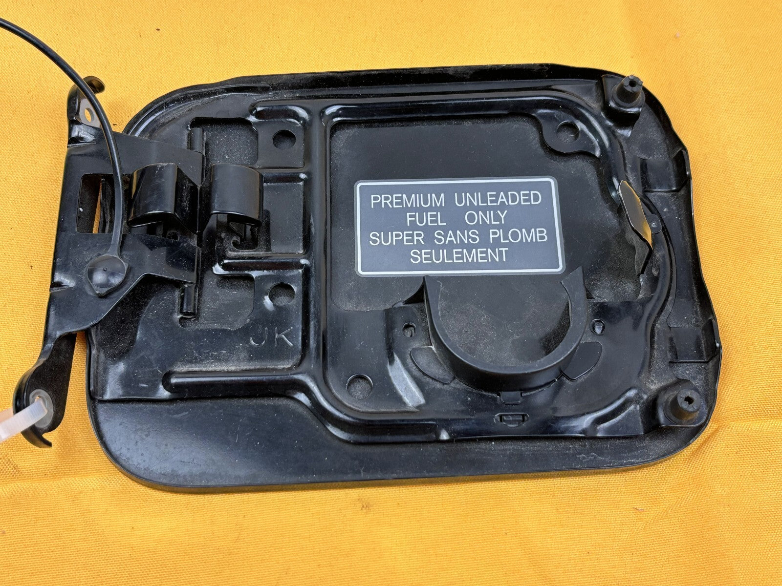 14-15 Infiniti Q50 - Fuel Filler Door Lid Gas Tank Cover Moonlight White