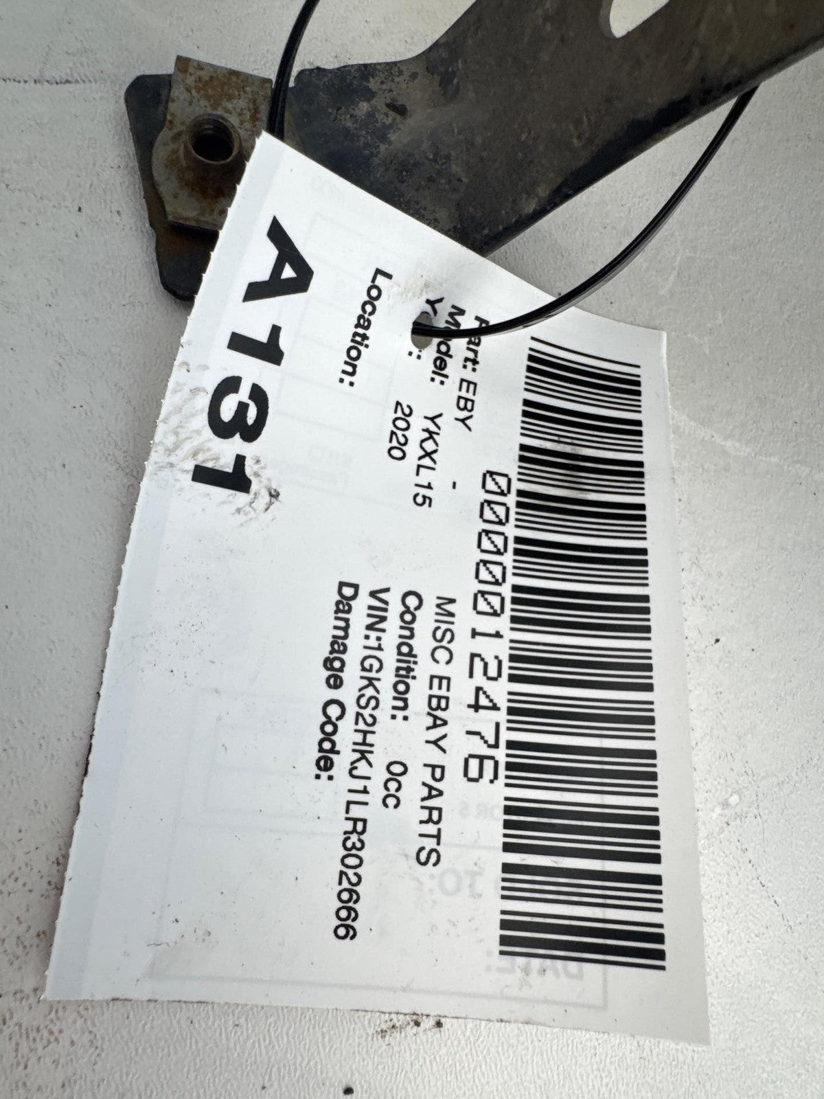 15-20 Gmc Yukon Xl 1500 Rear Bumper Trailer Hitch Impact Bar Beam Oem