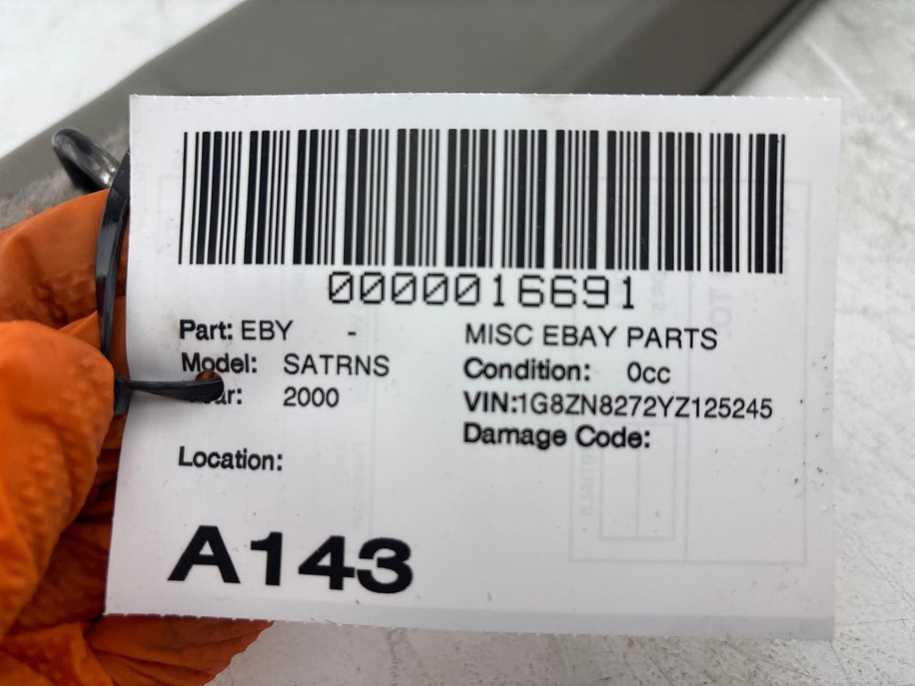 2000 Saturn Sw2 Rear Left Upper Seat Cushion Oem