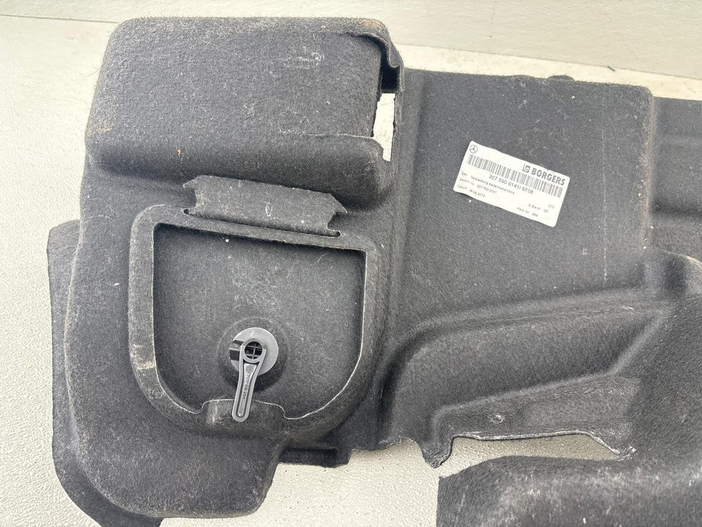 10-16 Mercedes-Benz E350 Rear Driver Inner Trunk Side Liner Lh A2076900141 Oem