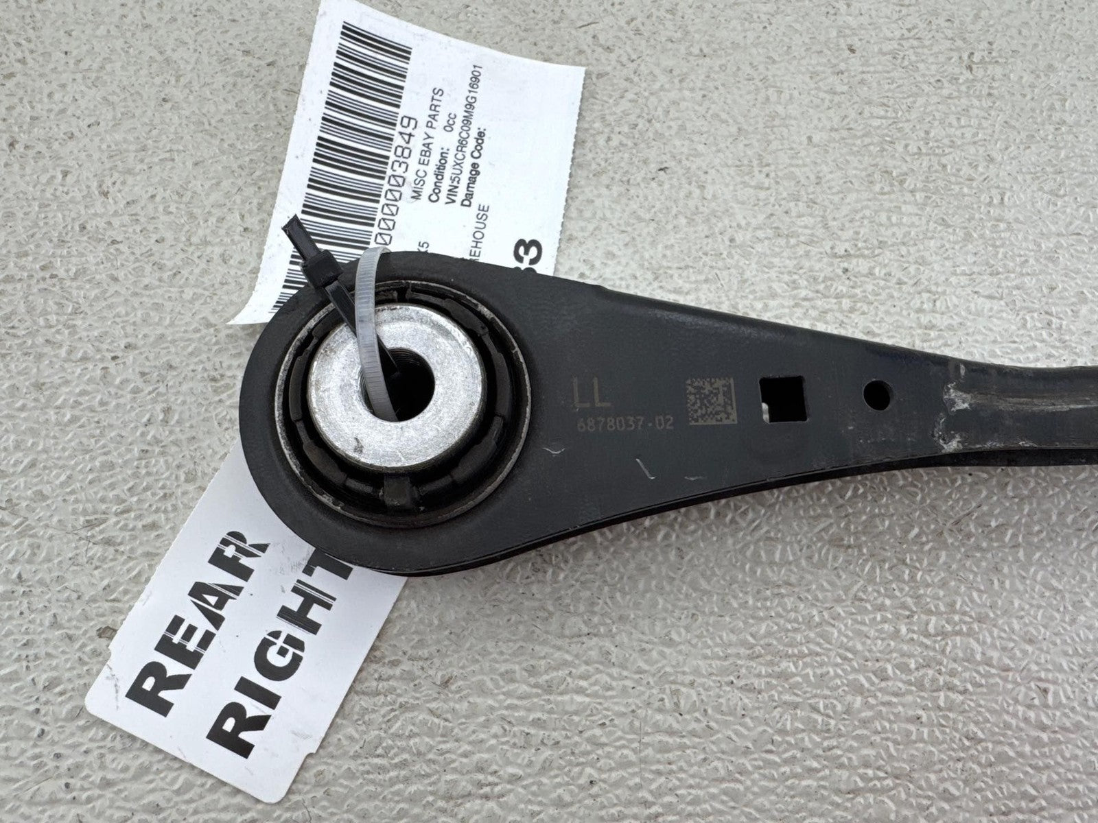 19-23 BMW X5 G05 REAR RIGHT TRAILING ARM WITH RUBBER BUSHING 33306878037 OEM