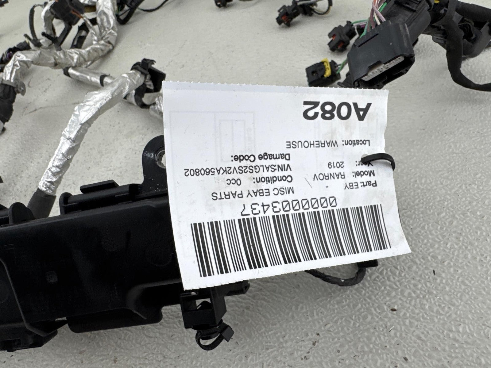 15-19 LR Range Rover Sport L494 L405 3.0L Engine Motor Wiring Wire Harness OEM