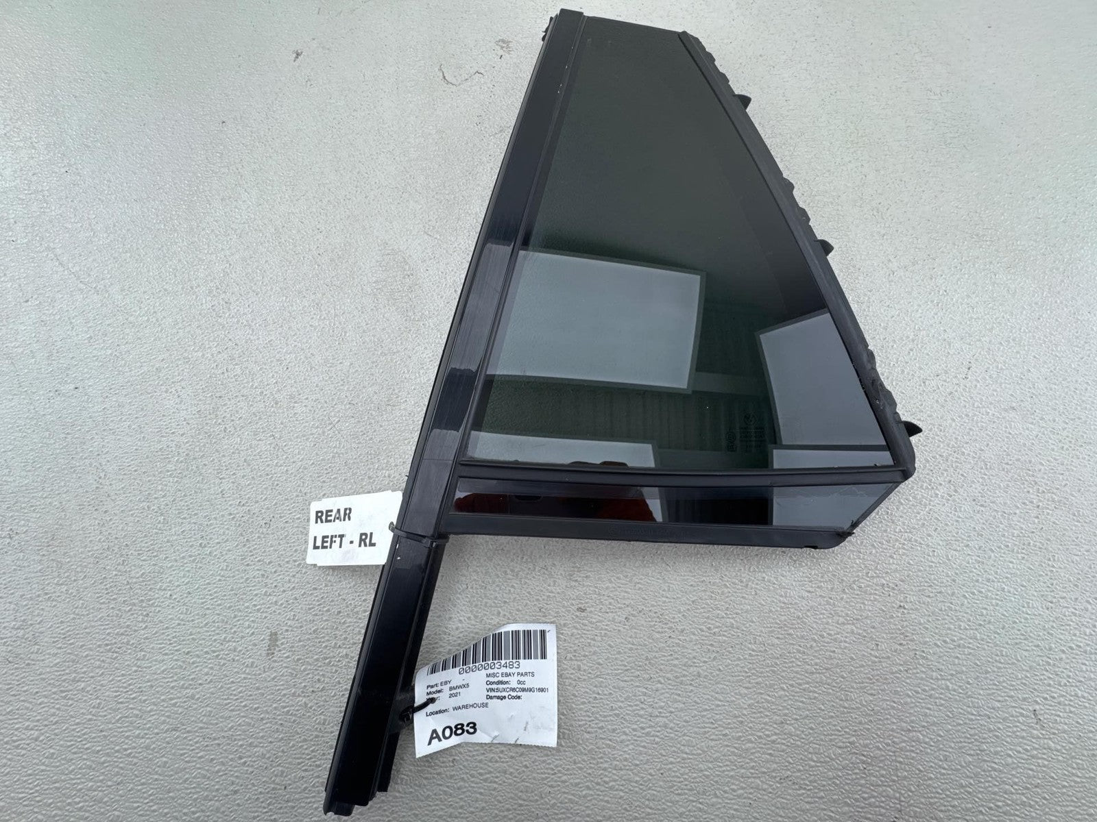 19-25 OE BMW G05 X5 Rear Left Driver Side Door Fixed Window Glass LH 51357444075
