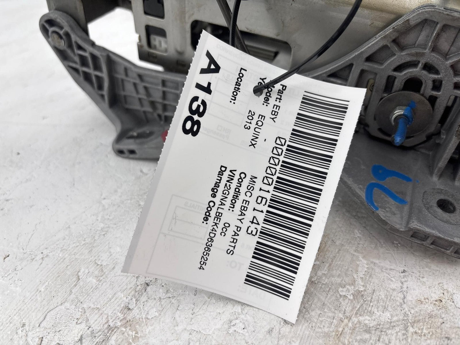 10-17 Chevrolet Equinox Power Steering Column & Ignition Switch W/ Key