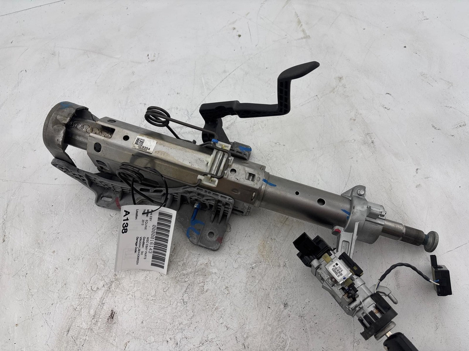 10-17 Chevrolet Equinox Power Steering Column & Ignition Switch W/ Key