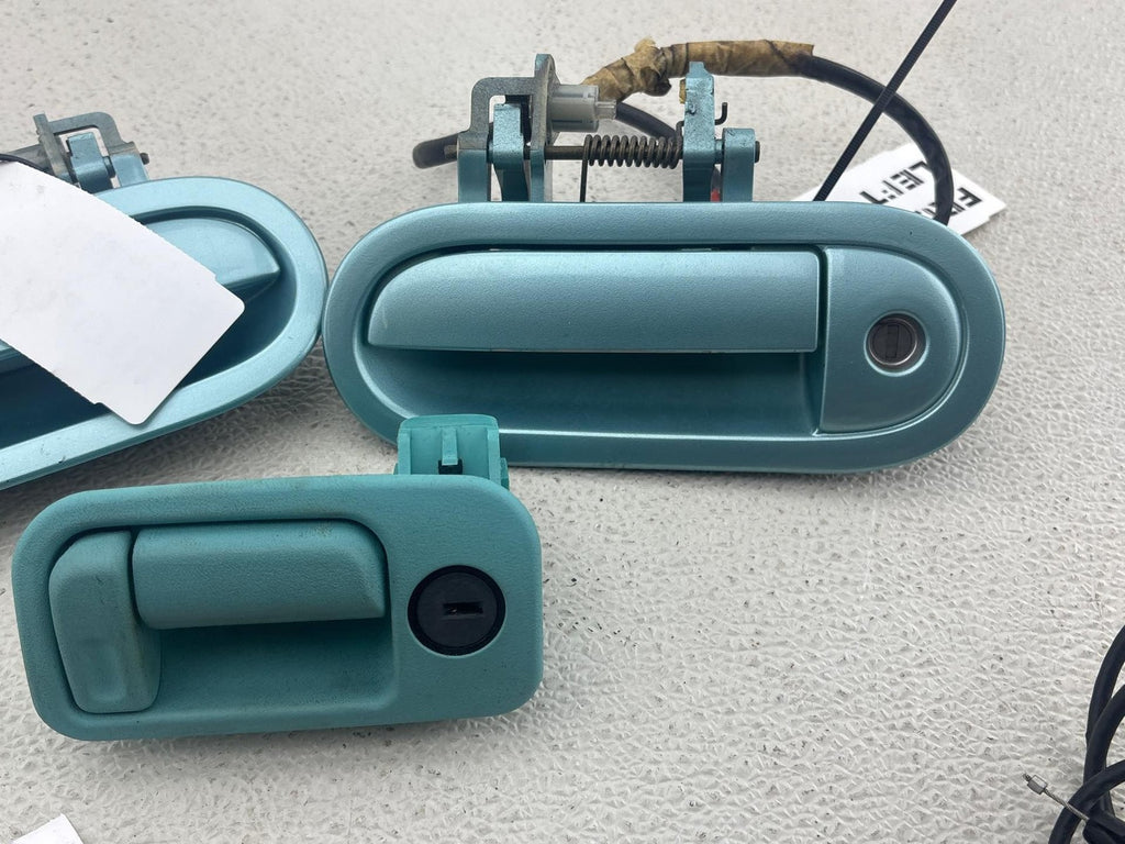 02-05 FORD THUNDERBIRD IGNITION SWITCH LOCK CYLINDER KEY SET + HANDLES OEM