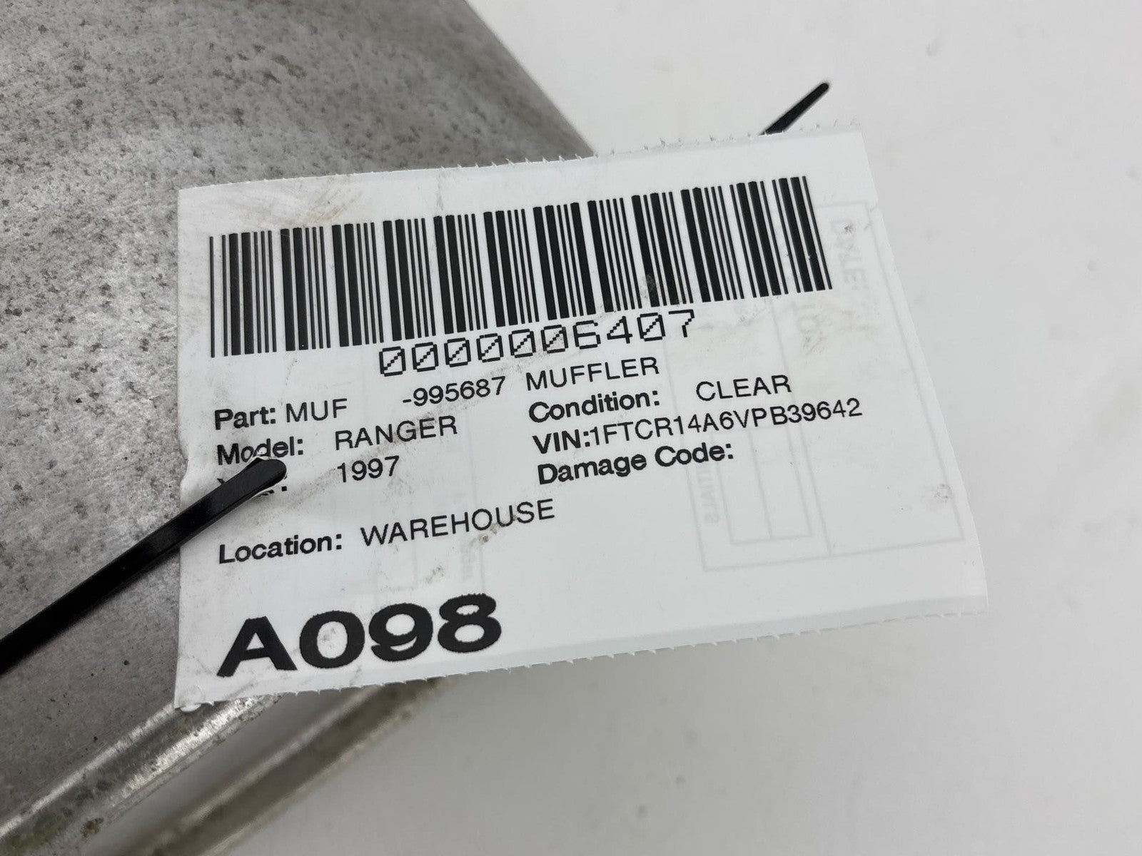 1995-1997 Ford Ranger Exhaust Muffler OEM