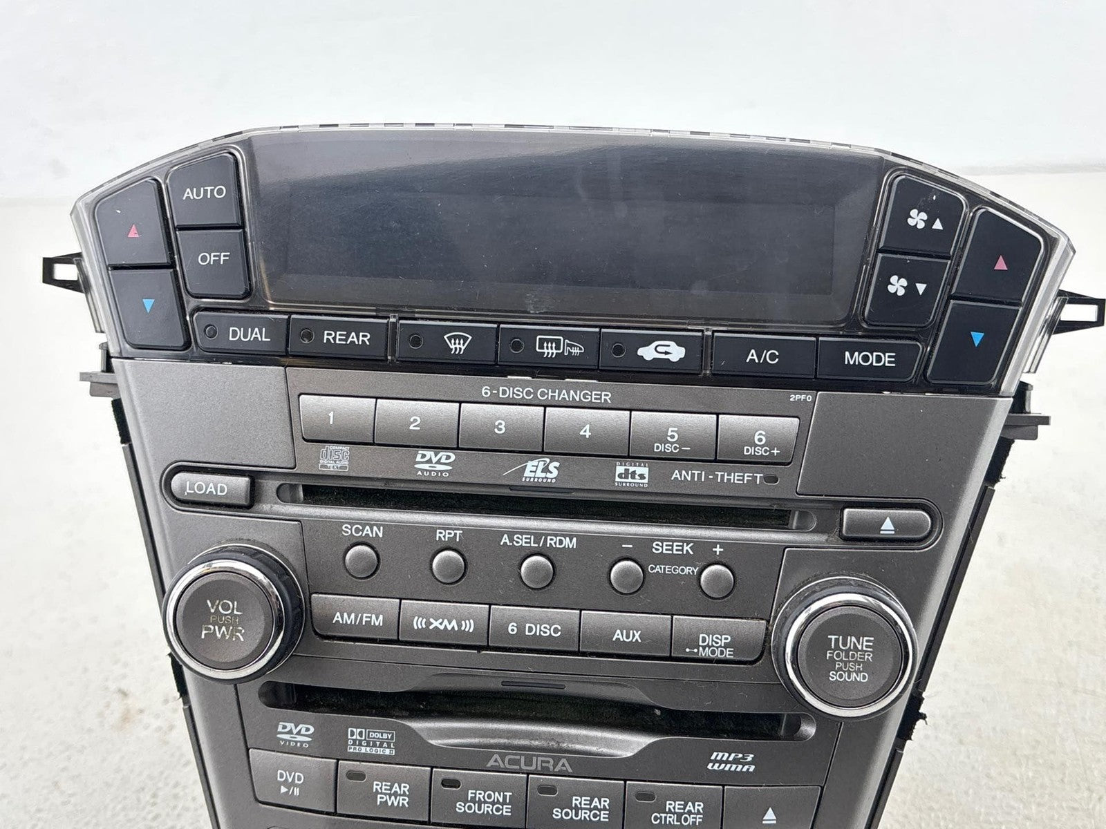 07-09 ACURA MDX Navigation GPS Radio 6 CD Replacement Player 39101-STX-A420
