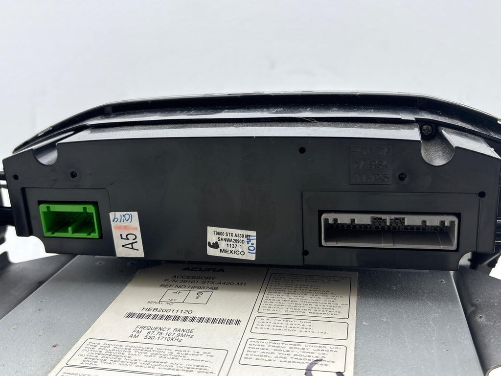 07-09 ACURA MDX Navigation GPS Radio 6 CD Replacement Player 39101-STX-A420
