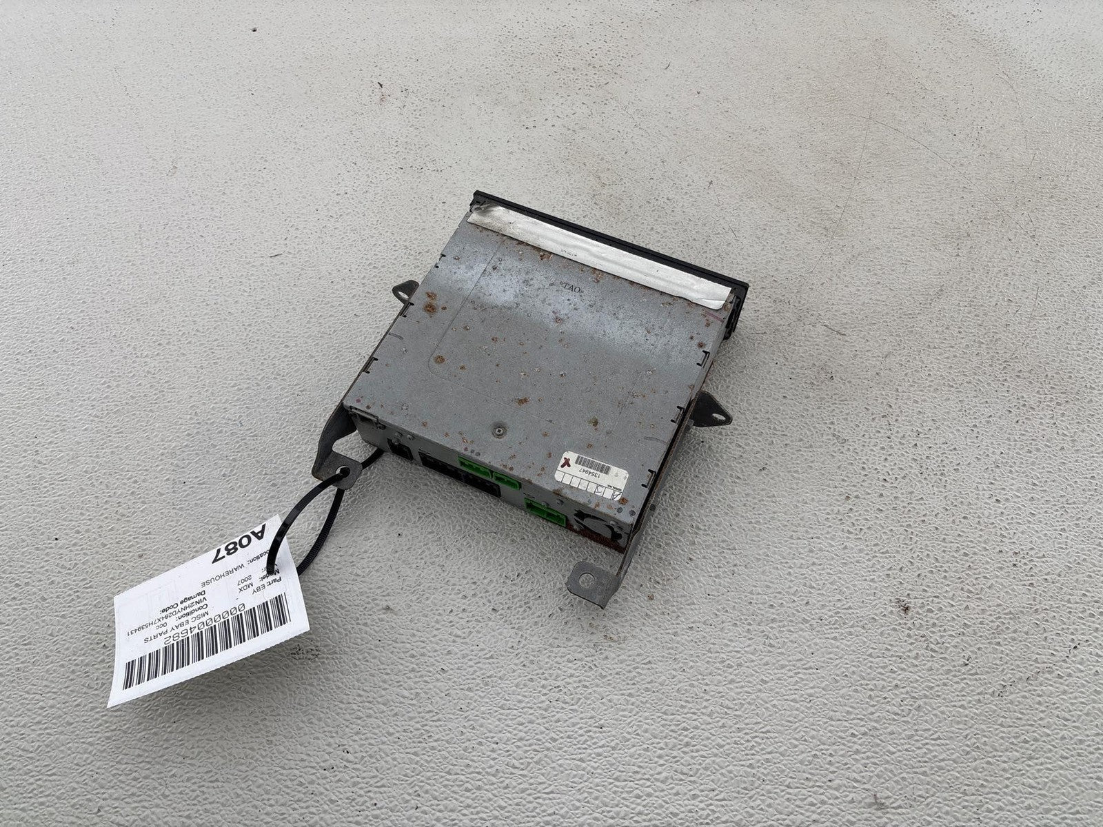 07-09 Acura Mdx Navigation Radio Dvd Rom Cd Disc Player Drive 39540-Stx-A410-M1