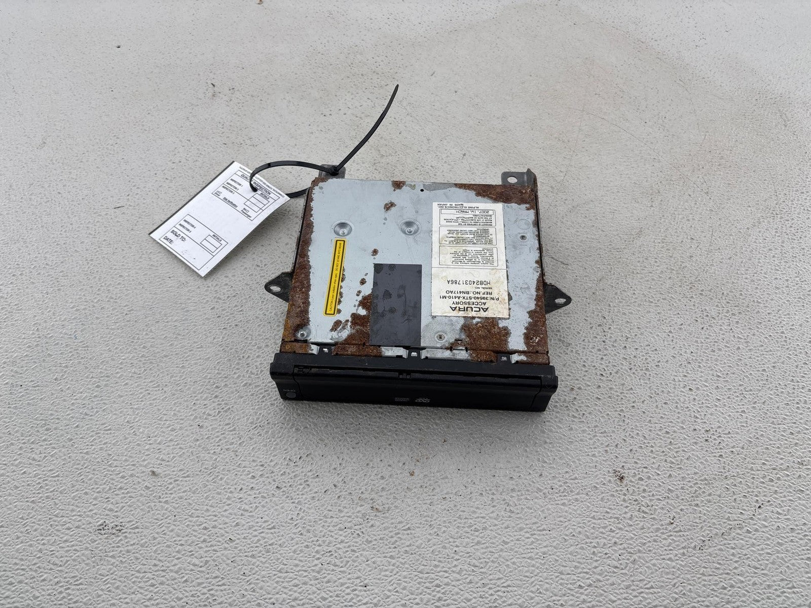 07-09 Acura Mdx Navigation Radio Dvd Rom Cd Disc Player Drive 39540-Stx-A410-M1