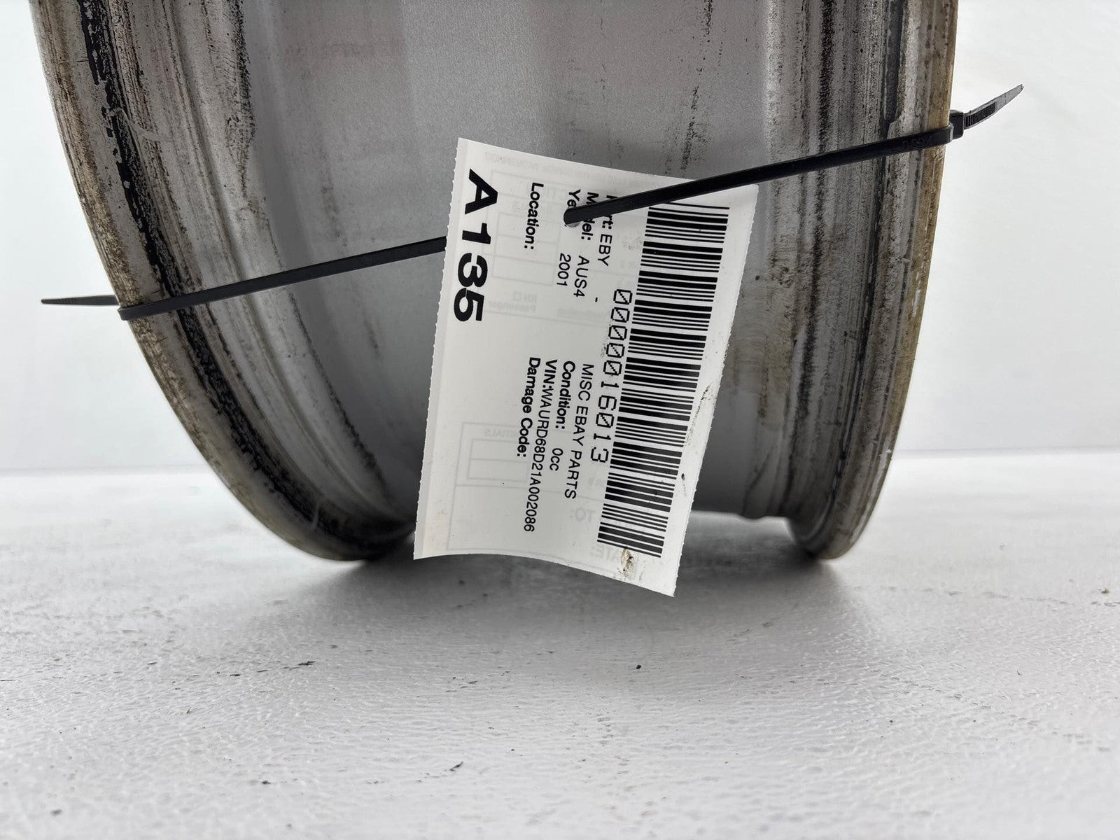 2000-2002 Audi S4 17x7.5 Wheel Rim 5 lug 112mm OEM