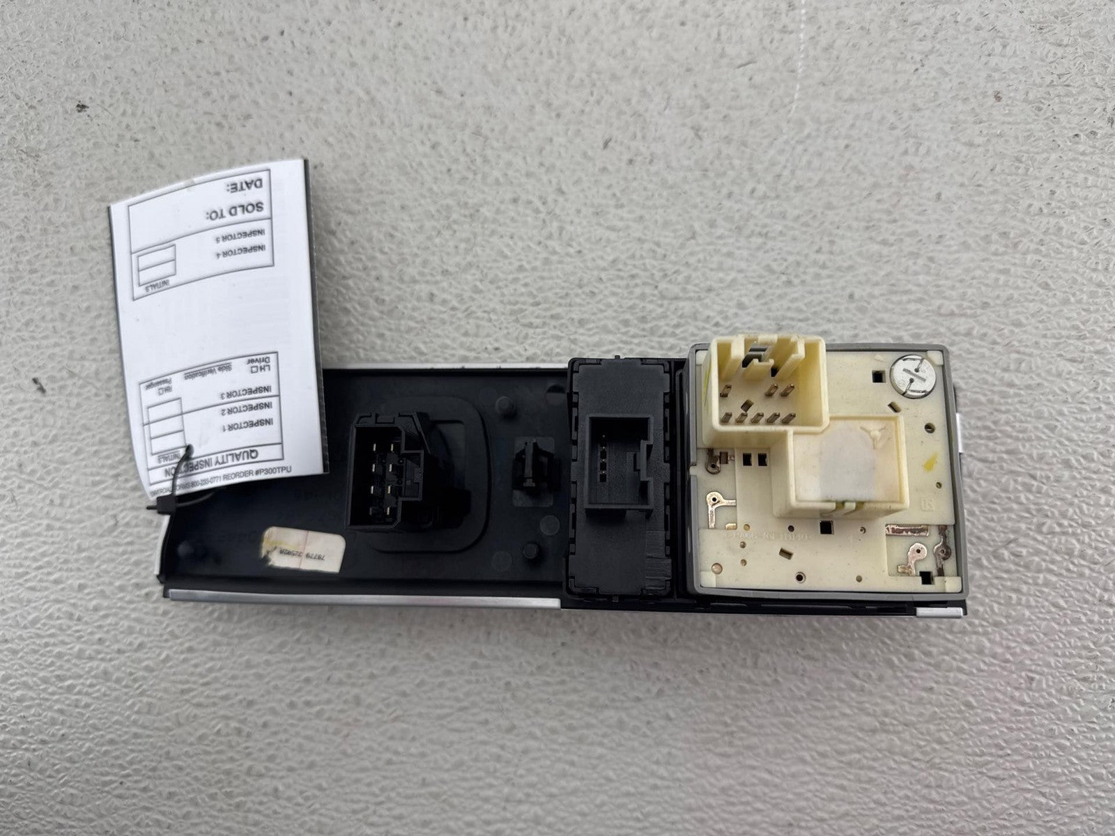 02-05 Ford Thunderbird Left Dash Headlight Mirror Switch Trim Panel OEM