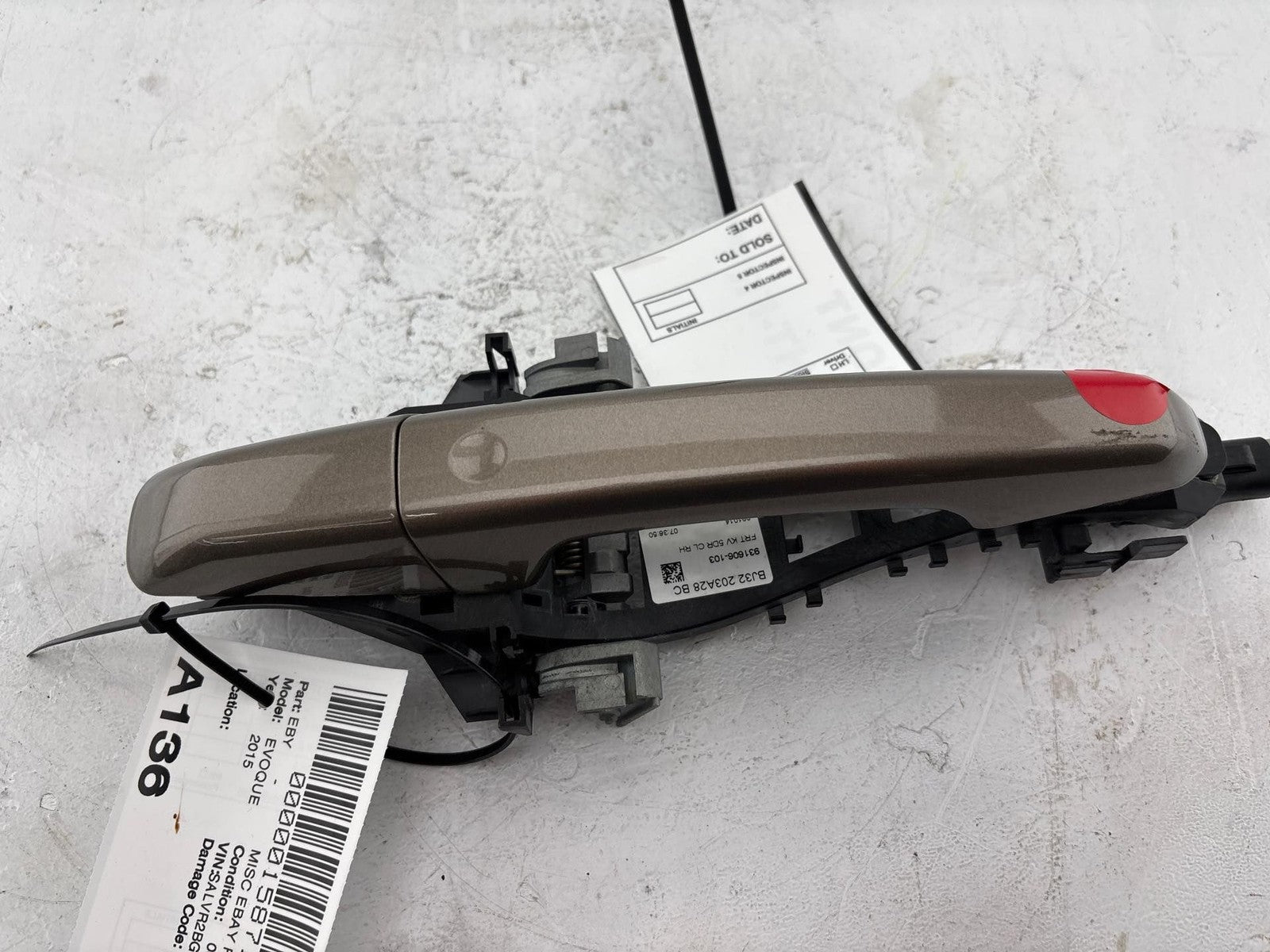 15-19 Range Rover Evoque L538 Front Right Side Door Exterior Handle OEM