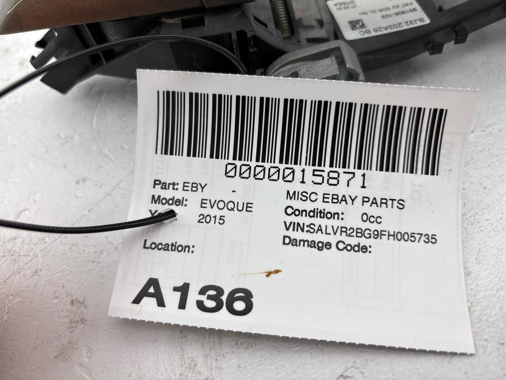 15-19 Range Rover Evoque L538 Front Right Side Door Exterior Handle OEM