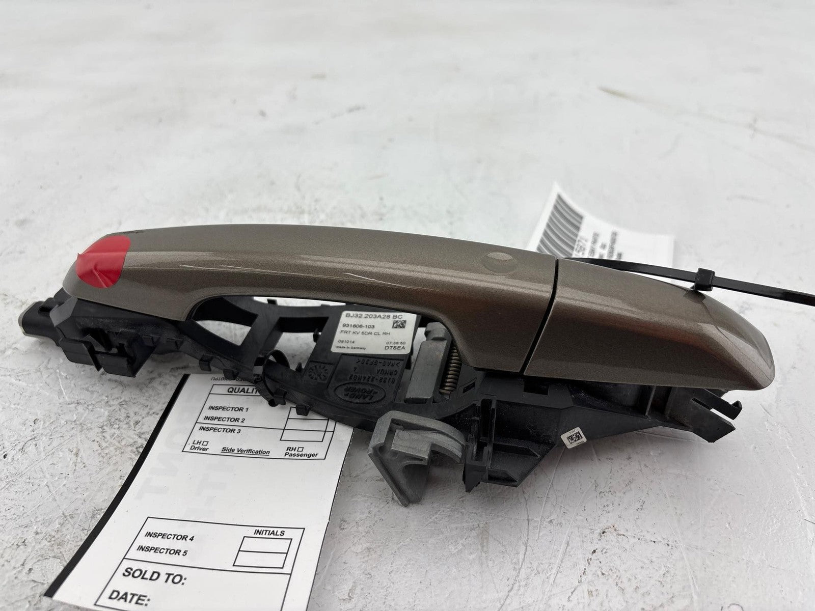 15-19 Range Rover Evoque L538 Front Right Side Door Exterior Handle OEM