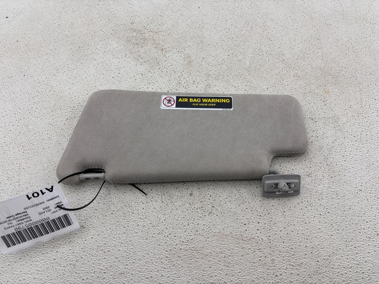 03-06 Mercedes SL600 SL500 SL55 Right Side Sun Visor OEM A2308101410