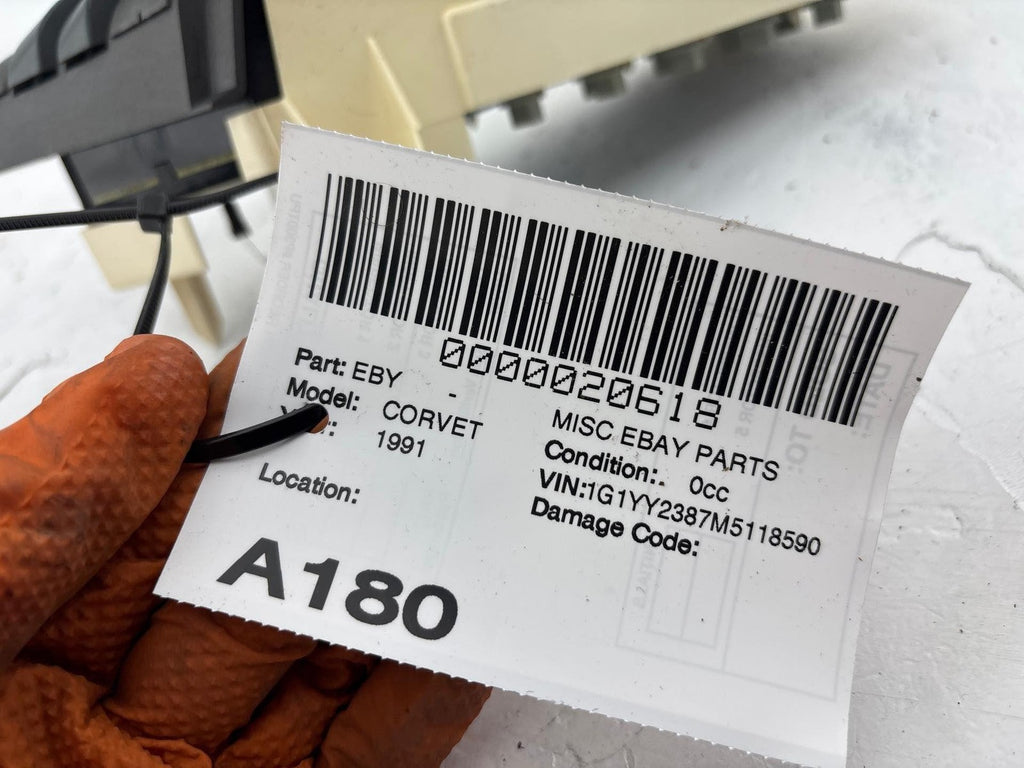 1990-1991 Chevrolet Corvette Left Dash Information Center Display Screen Oem