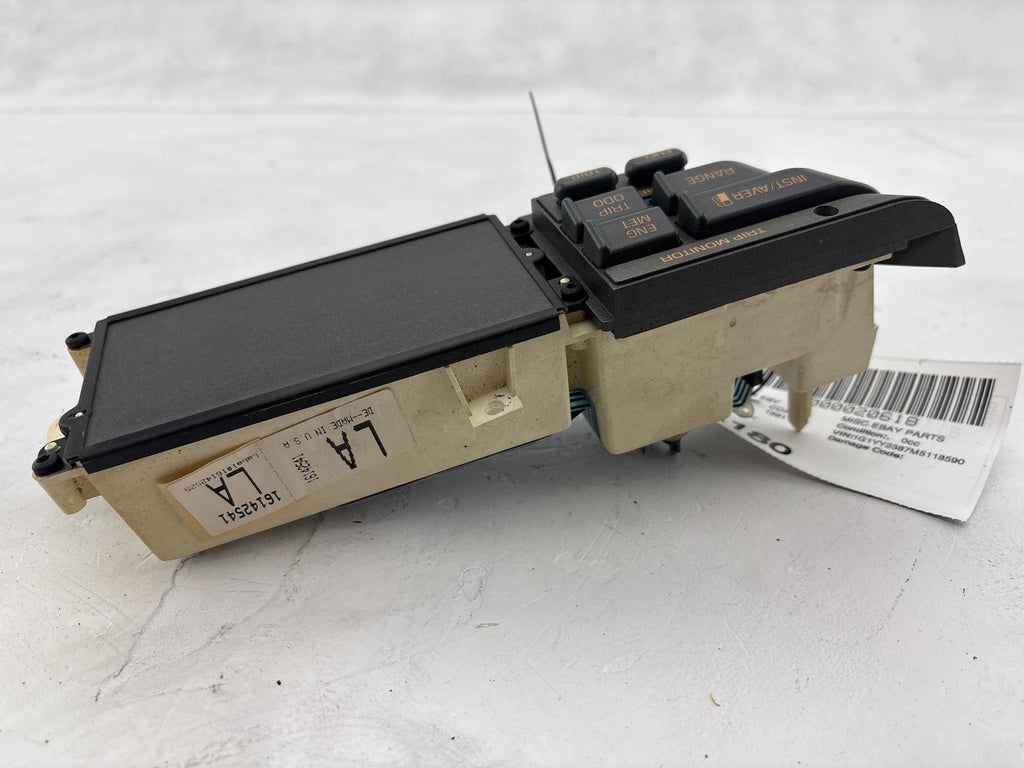 1990-1991 Chevrolet Corvette Left Dash Information Center Display Screen Oem