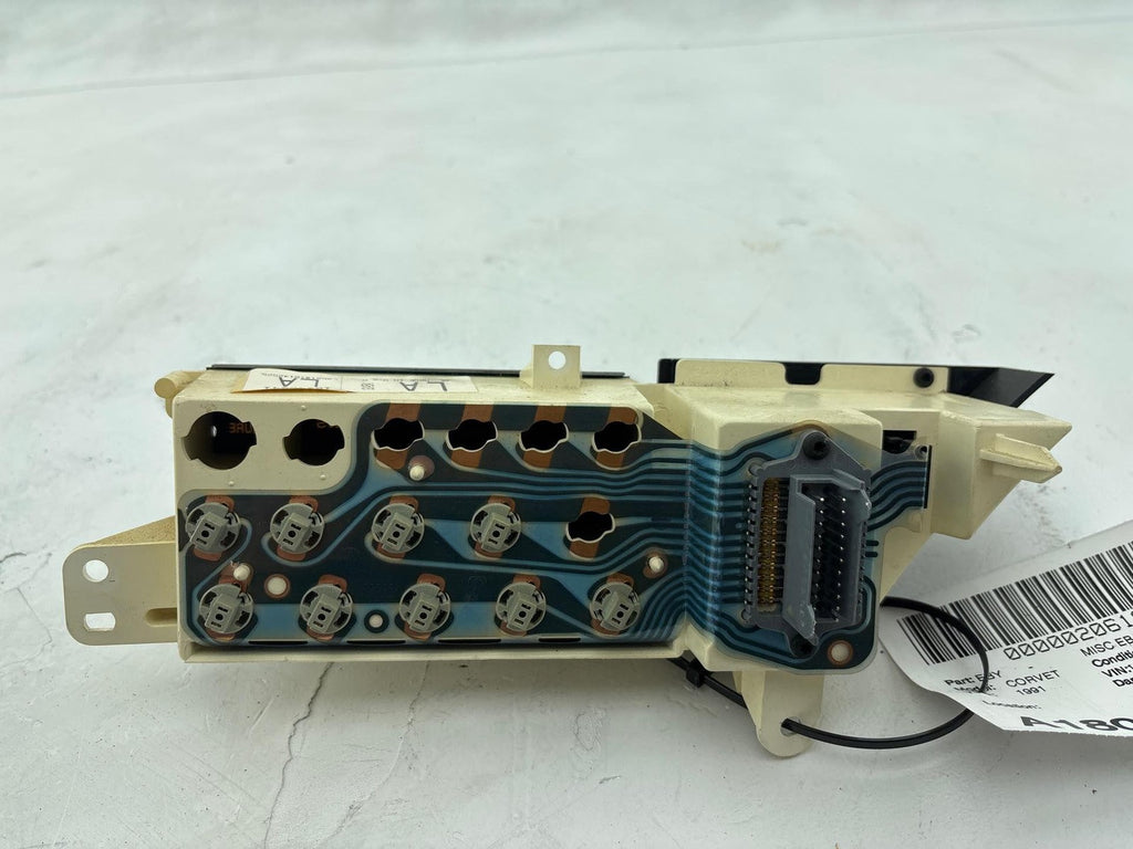 1990-1991 Chevrolet Corvette Left Dash Information Center Display Screen Oem