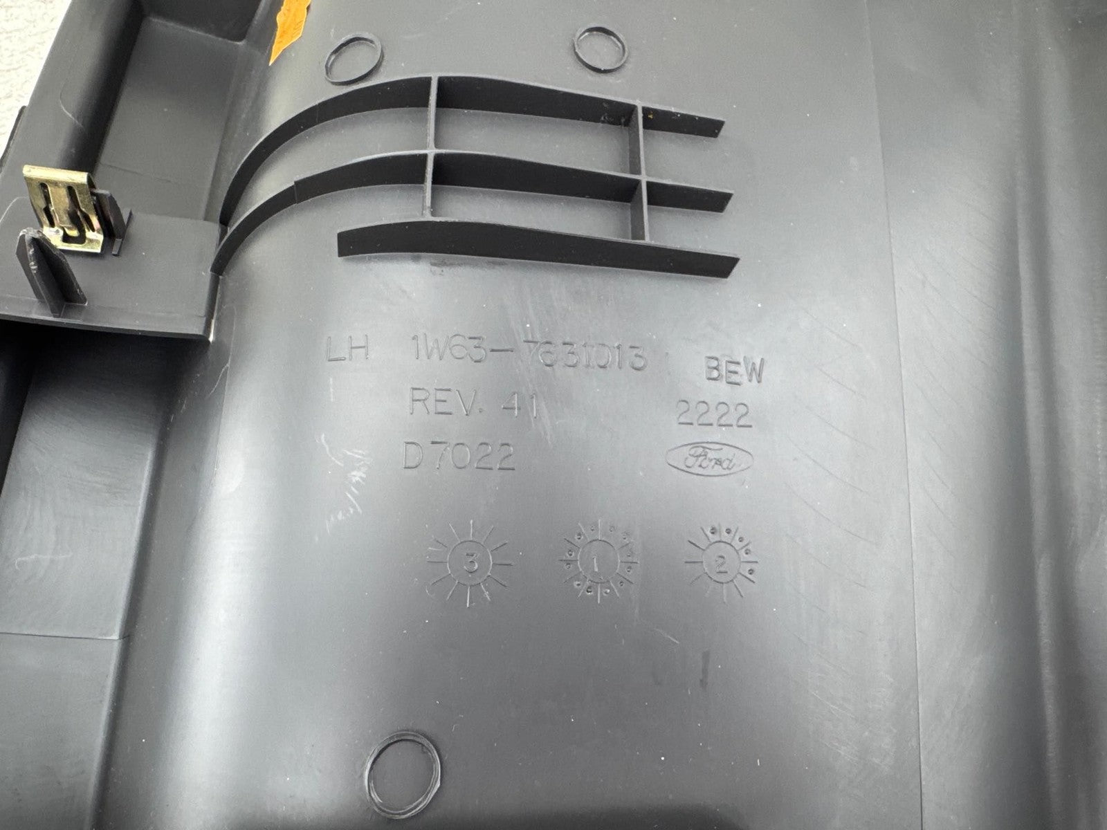 02-05 Ford Thunderbird Interior Rear Left Side Upper Quarter Trim Panel OEM