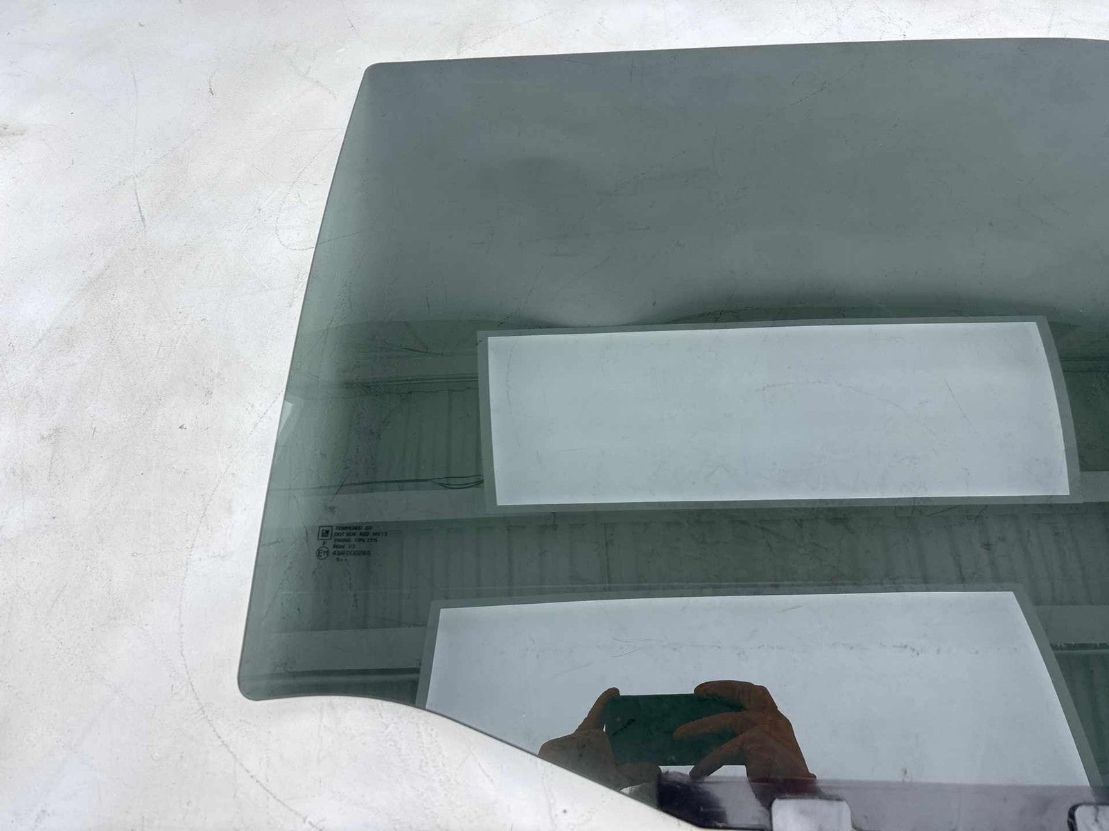 07-17 Gmc Acadia Rear Left Driver Side Door Window Glass Oem