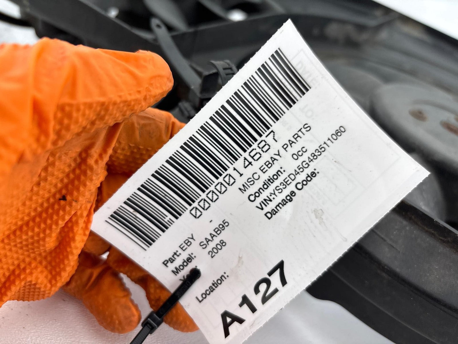 1999-2010 Saab 9-5 Aero Radiator Cooling Fan Assembly 2.3L 4 Cylinder Fits