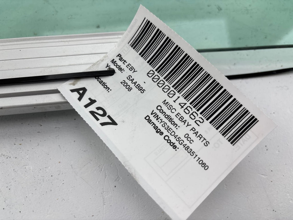 1999 - 2010 Saab 9-5 Glass Window Door Passenger Right Side Rh Front Oem