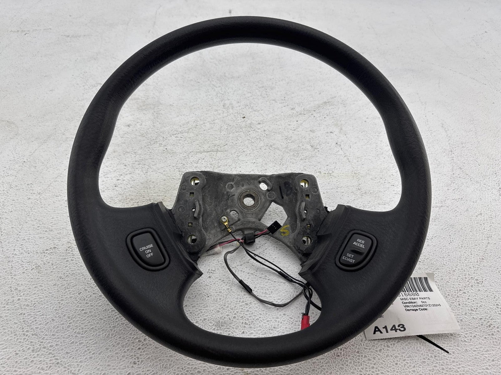 00-02 Saturn S Series Sw Steering Wheel Oem