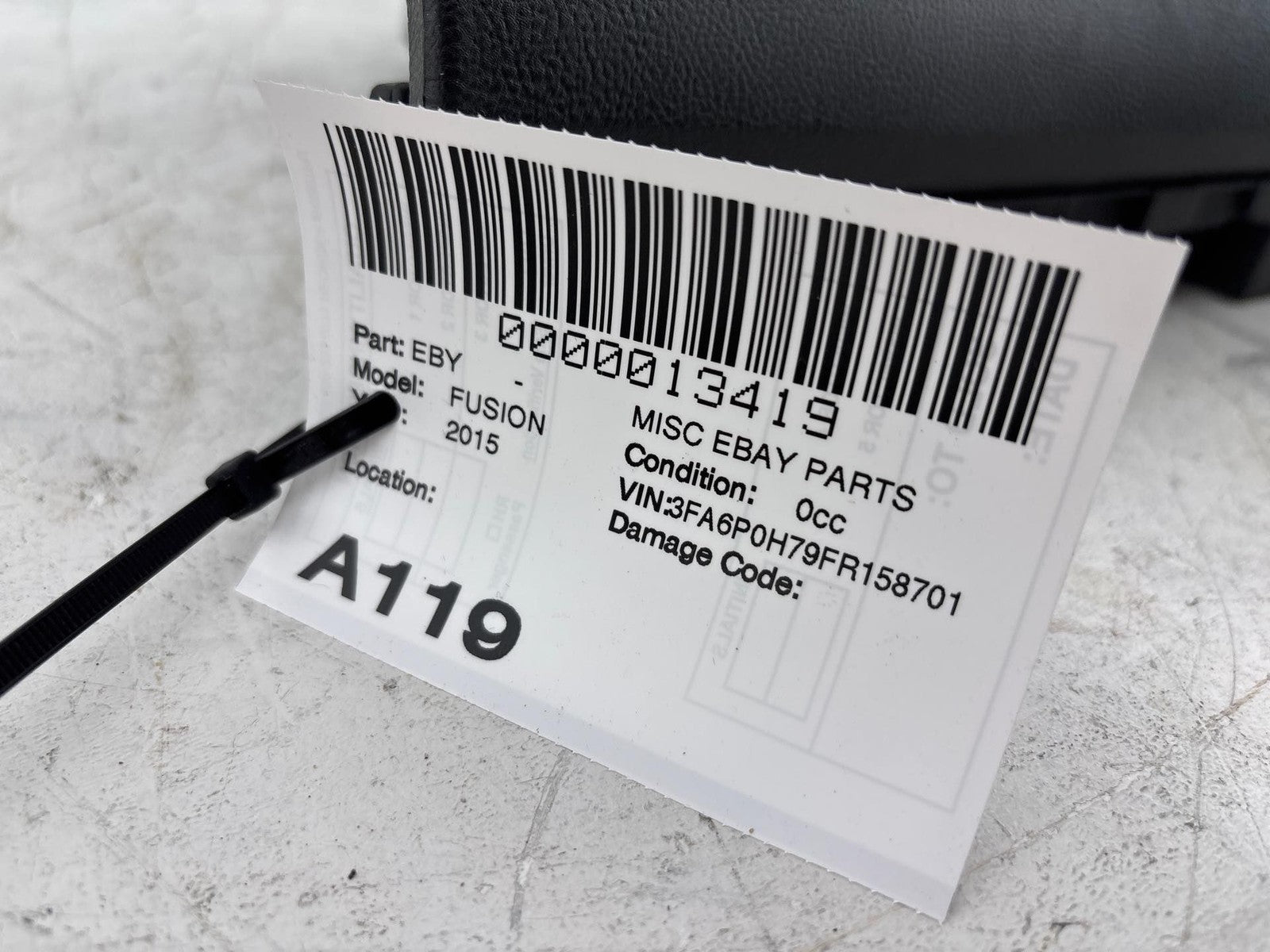 13-16 FORD FUSION Glove Box