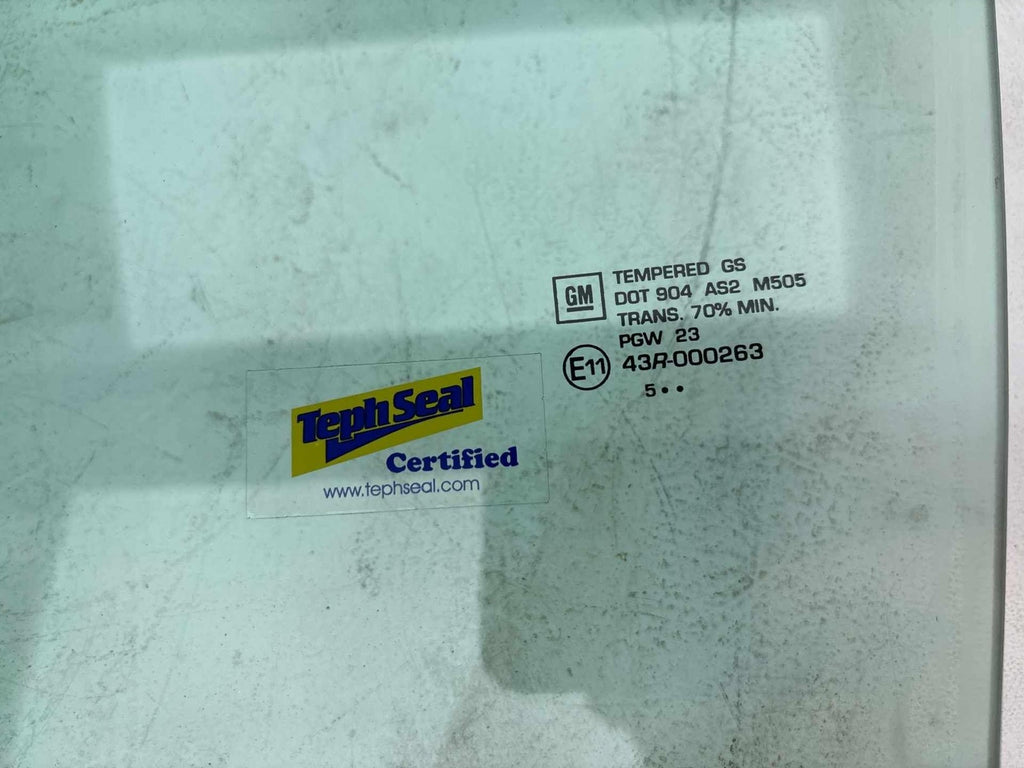 07-17 Gmc Acadia Front Left Driver Side Door Window Glass Oem