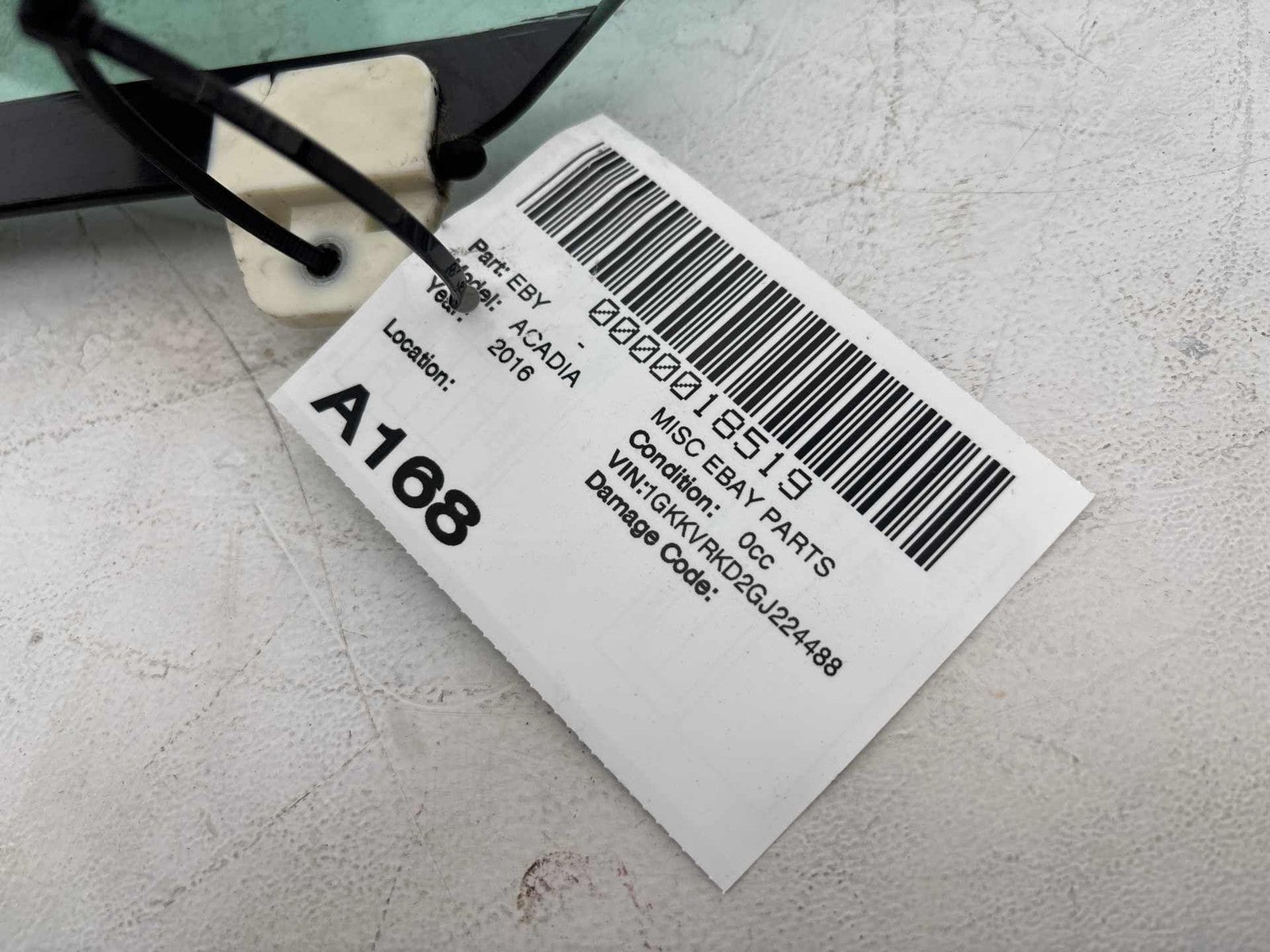 07-17 Gmc Acadia Front Left Driver Side Door Window Glass Oem