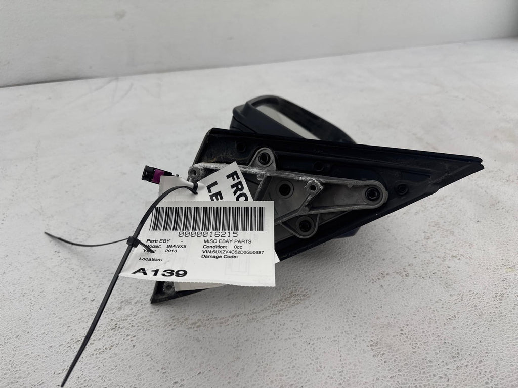 10-13 Bmw E70 X5 Front Left Driver Side Door Rear View Mirror W/ Camera Oem