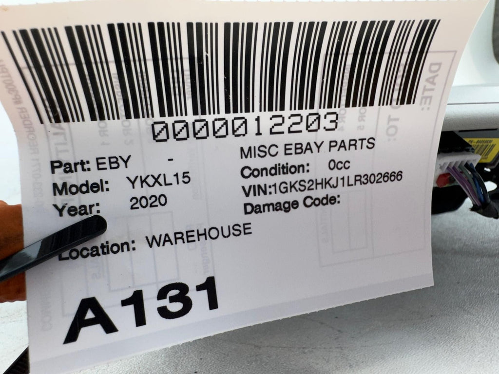 15-20 GMC Yukon XL Overhead Roof Center Console Map Dome Lamps OEM 84084118